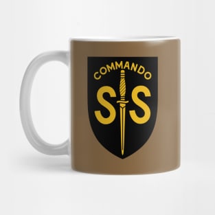 WW2 British Army No2 Commando SAS Badge Mug